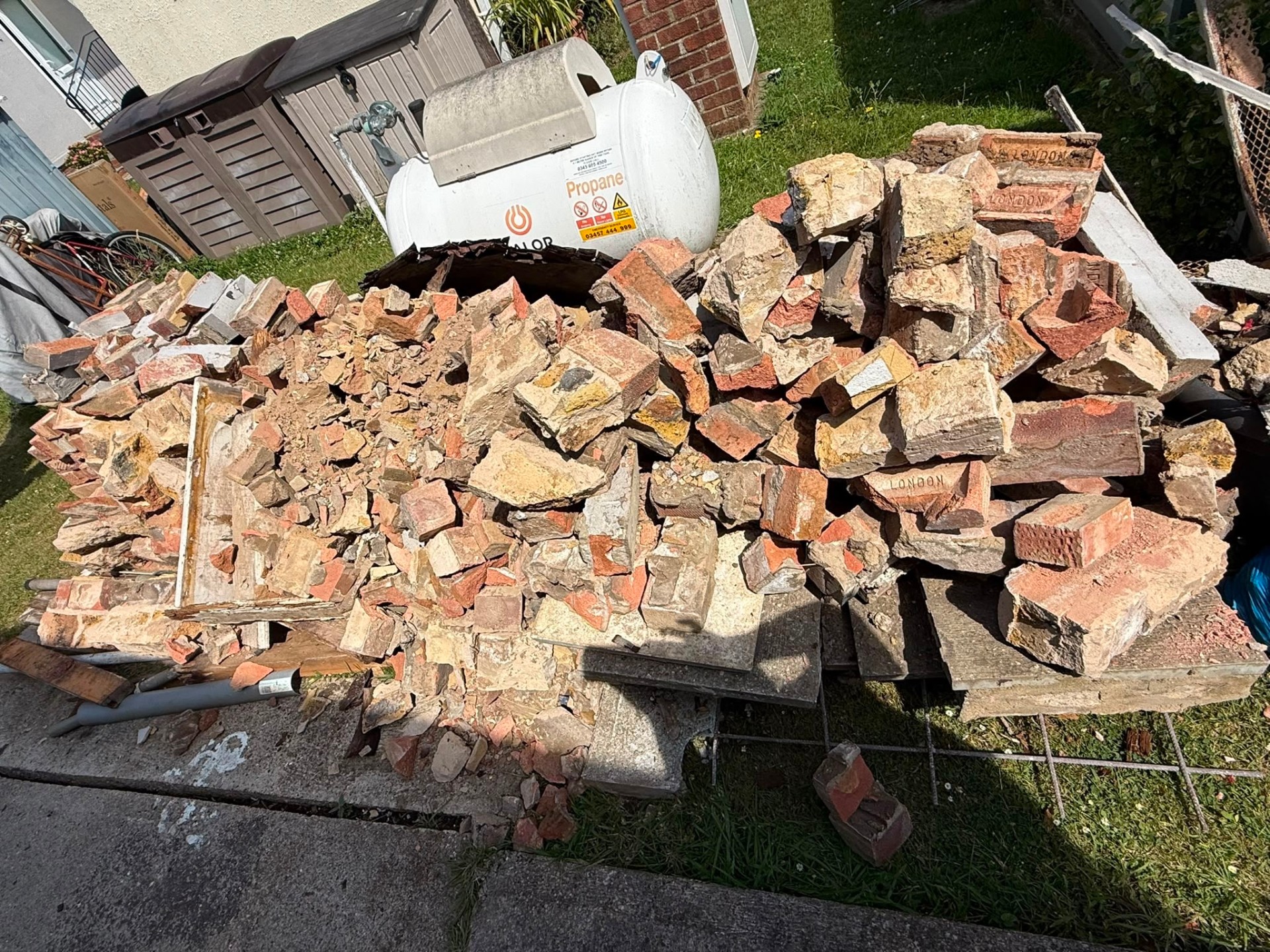 Old sofa being collected for responsible disposal by Essex District Waste Removal — same-day service across Essex
